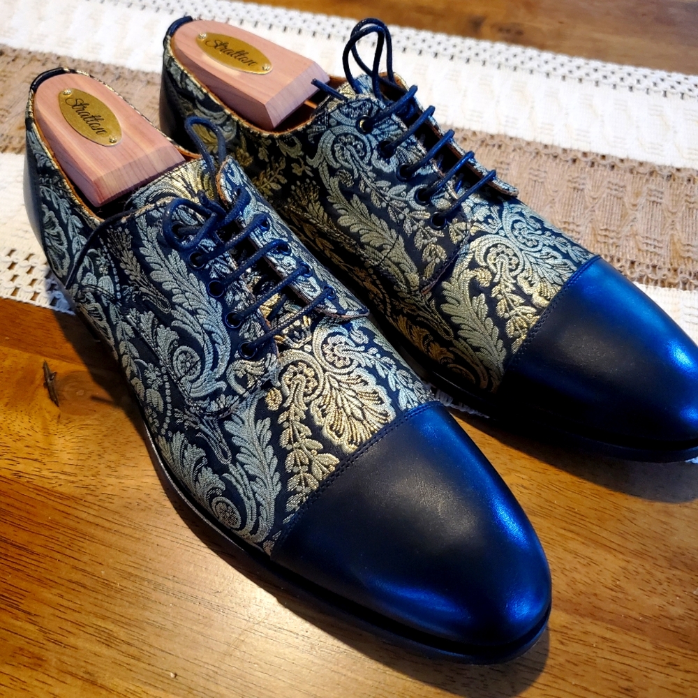 Taft Jack Shoe in Gold Floral